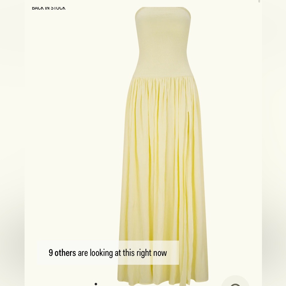 Meshki Maureen Cotton Shirring Maxi Dress (XXS, NWT) - Picture 6 of 9